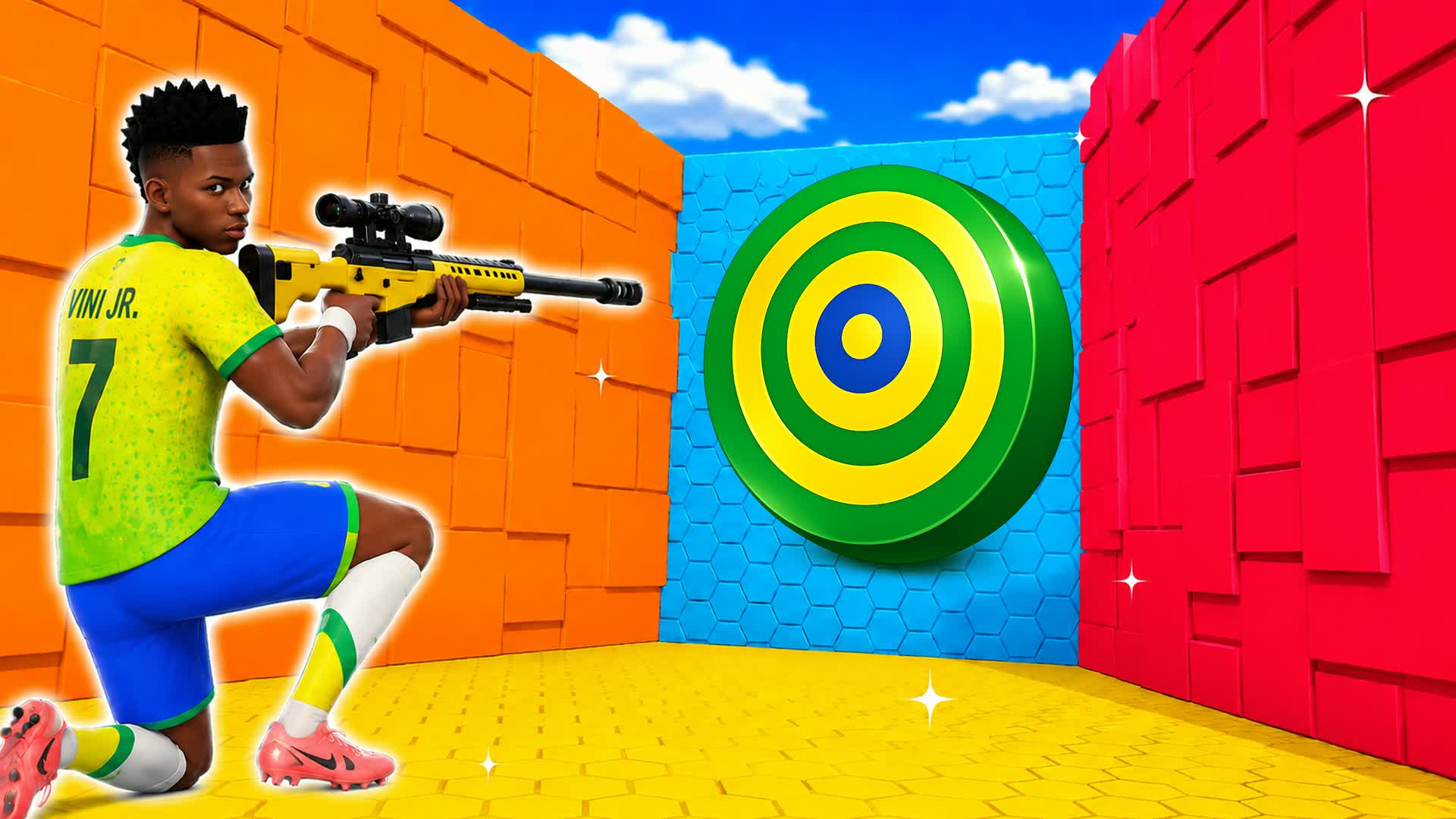 MASTER TRICKSHOT PARKOUR🎯VINI — Fortnite Creative map