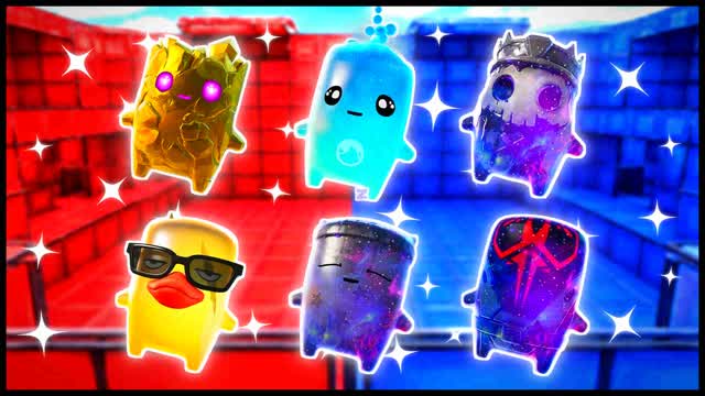 RED VS BLUE HIT THE WINDOW π΄π΅ β Fortnite Creative map