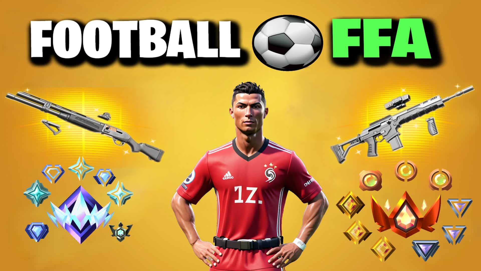 FOOTBALL FFA ⚽ — Fortnite Creative map