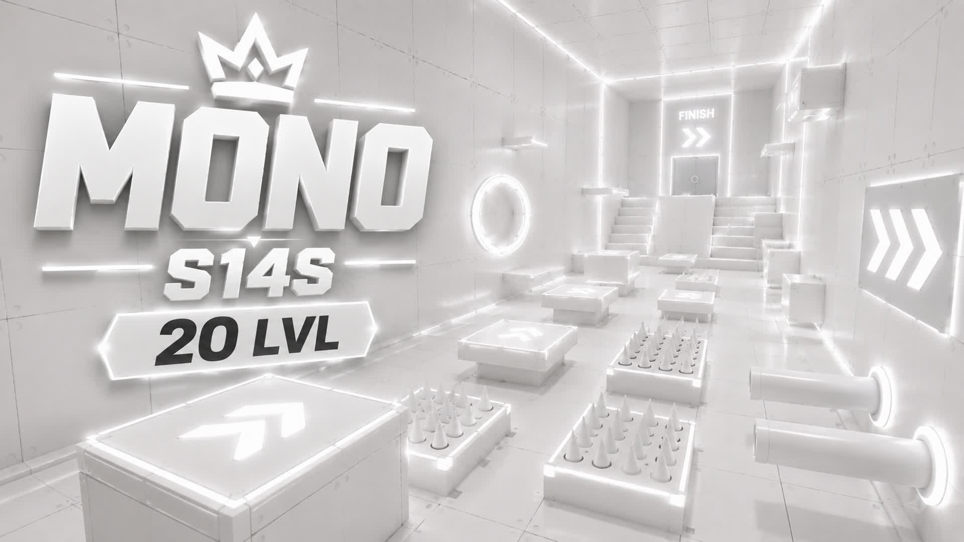 Mono 20 Levels Parkour Hard ! s14s — Fortnite Creative map