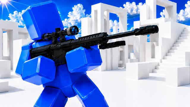 RIVALS RED VS BLUE π΄π΅ ONE SHOT? β Fortnite Creative map