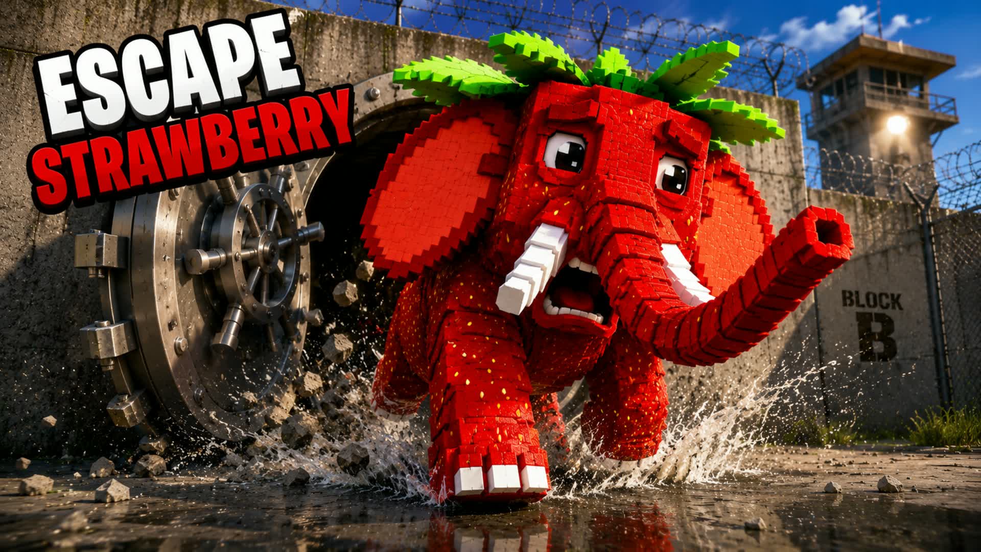 Strawberry Mega Prison Escape β Fortnite Creative map