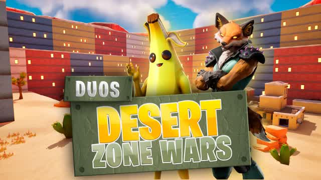 DUOS | Desert Zone Wars โ Fortnite Creative map