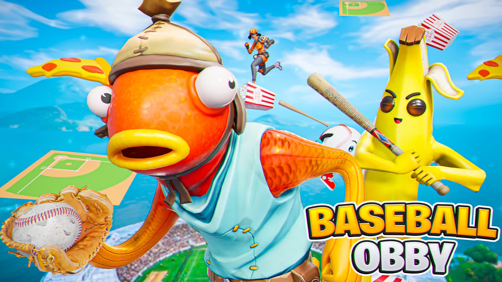 Baseball Obby — Fortnite Creative map