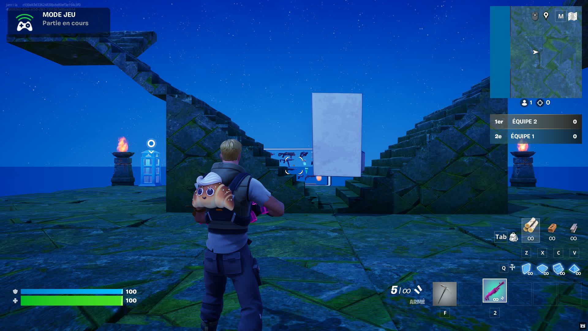 1v1 in the jungle — Fortnite Creative map