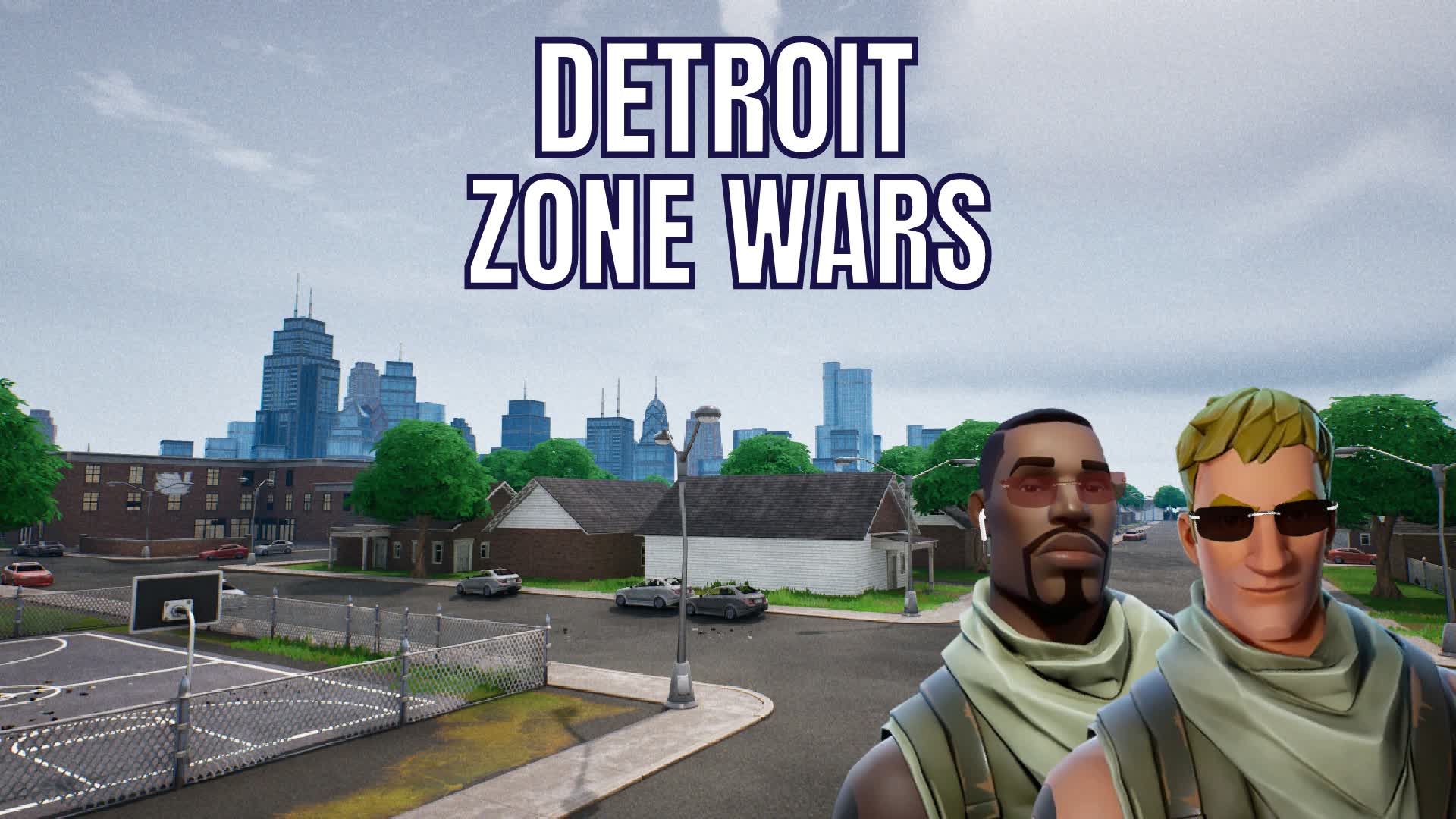 Detroit Zone Wars — Fortnite Creative map