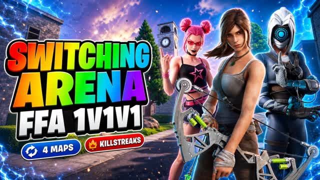 SWITCHING ARENA 1v1v1 RELOAD β Fortnite Creative map