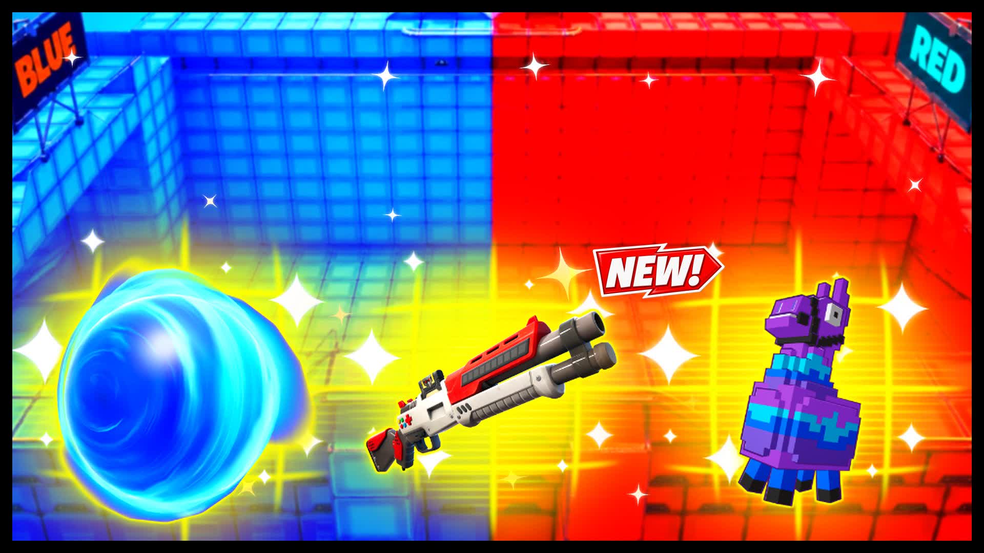 RED VS BLUE ONE CLEAR MOVE π΄π΅ β Fortnite Creative map
