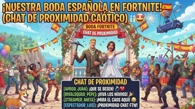 La Boda Española (chat de próximidad) — Fortnite Creative map
