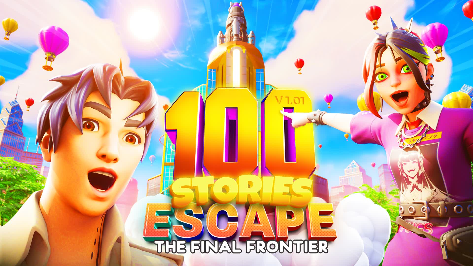 100 Stories Escape — Fortnite Creative map
