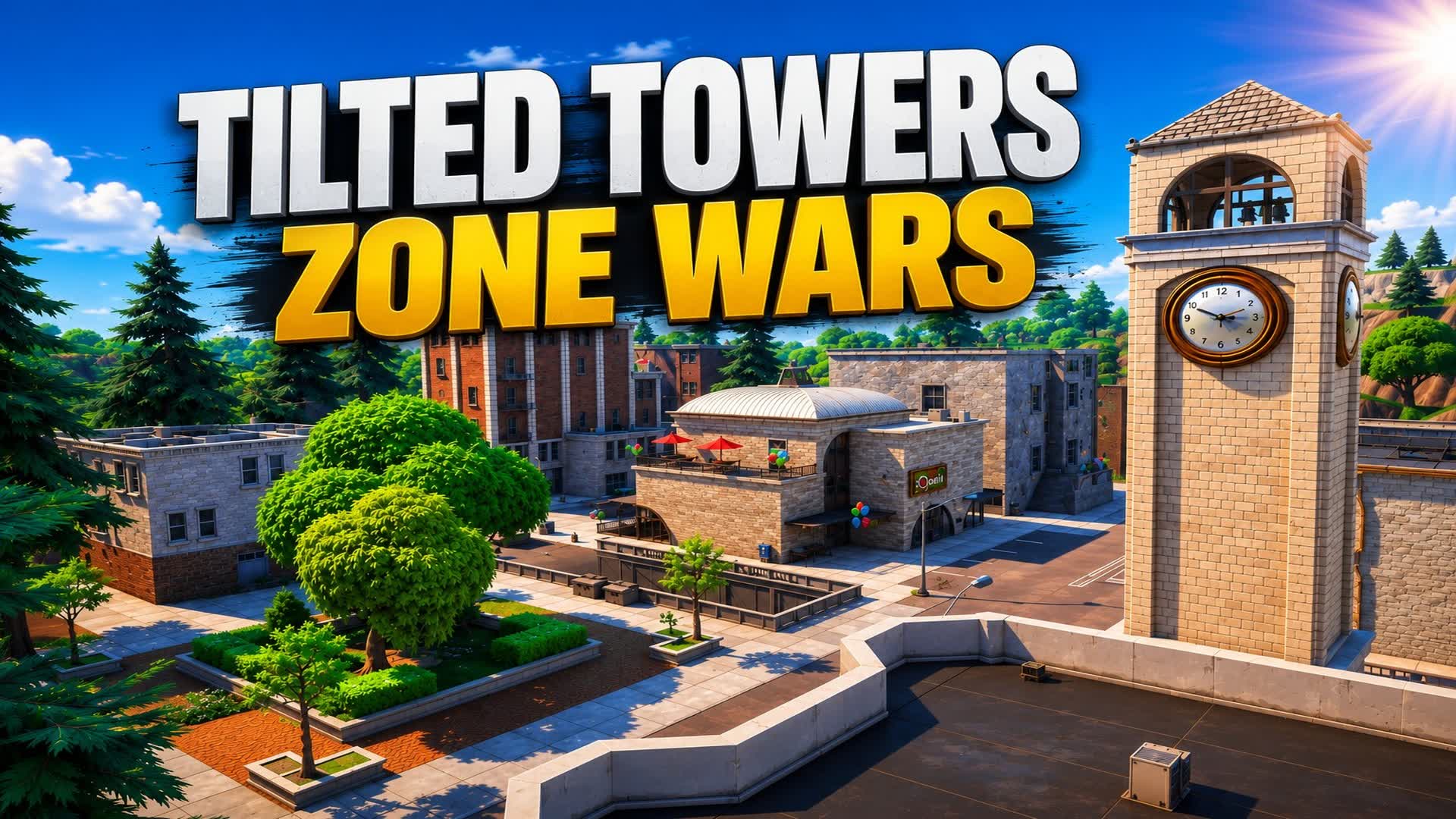 ๐ Tilted Towers Realistic zone wars โ Fortnite Creative map