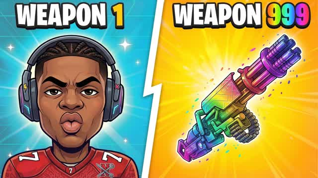 ⭐SUPER GUN GAME 🔫 — Fortnite Creative map