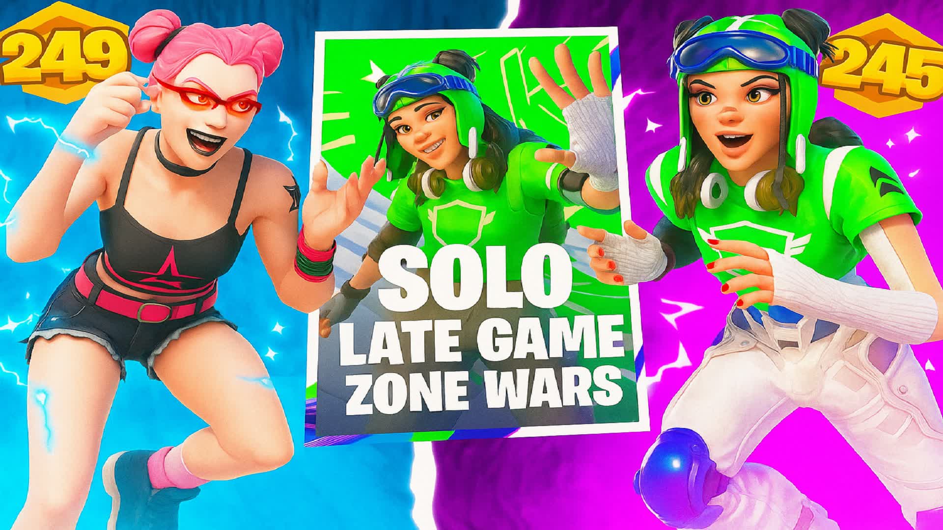 Solo Late Game Zone Wars β Fortnite Creative map