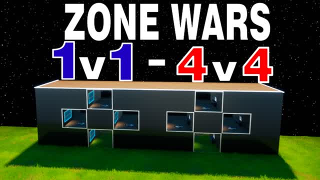 PRO ZONE WARS (1V1 TO 4V4) — Fortnite Creative map