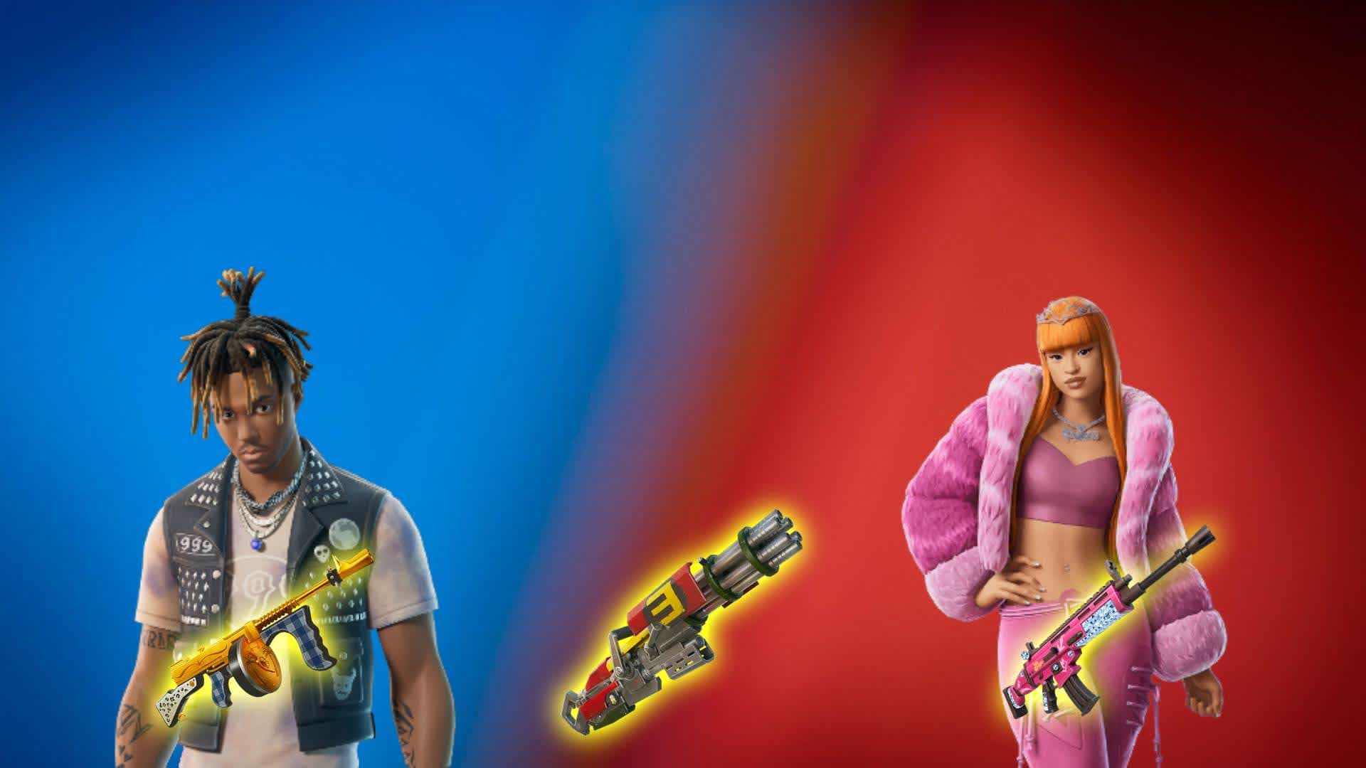 Juice Wrld vs Ice Spice Boss Battle 🔴🔵 — Fortnite Creative map