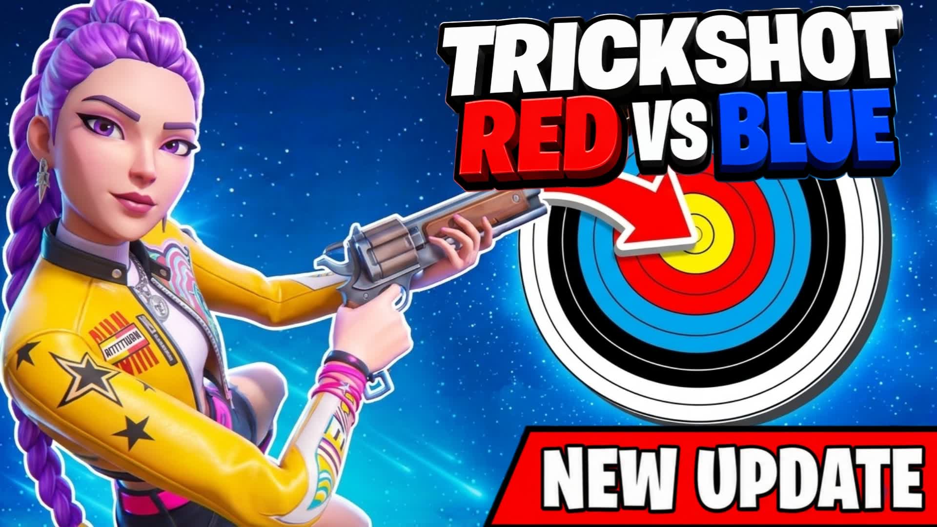 🎯CRAZY TRICK SHOT RED VS BLUE🔴🔵 — Fortnite Creative map