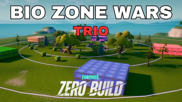 BIO ZONE WARS TRIO NO BUILD — Fortnite Creative map