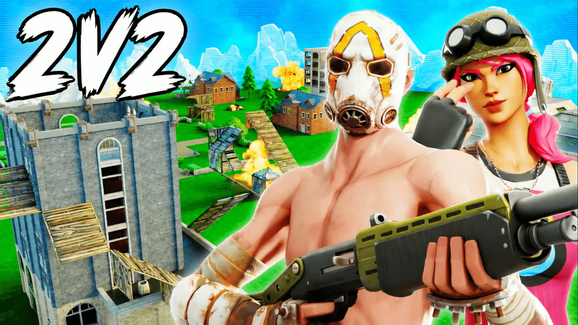 2V2 STORM🌀 ZONE WARS DUO - NBZ — Fortnite Creative map