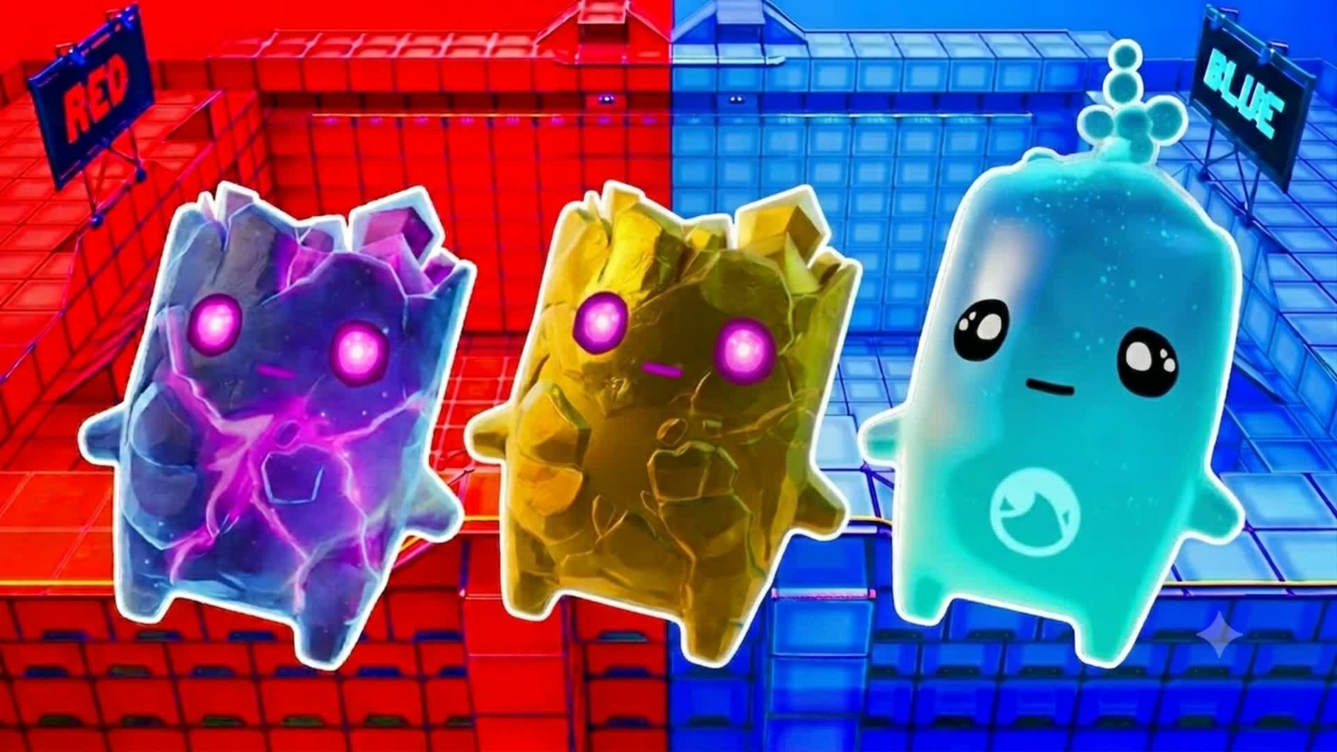RED VS BLUE 13423582345834568 — Fortnite Creative map