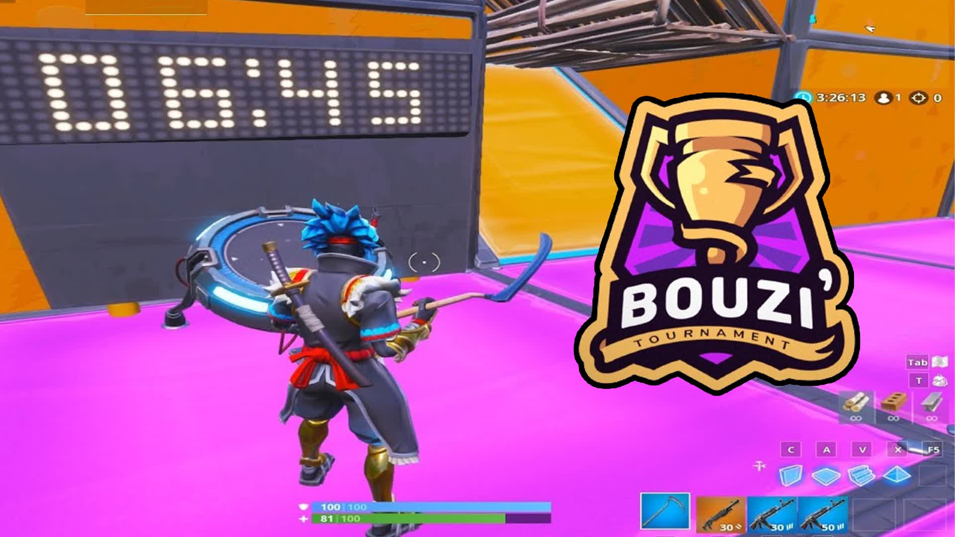 BOUZI TOURNAMENT EDIT COURSE β Fortnite Creative map