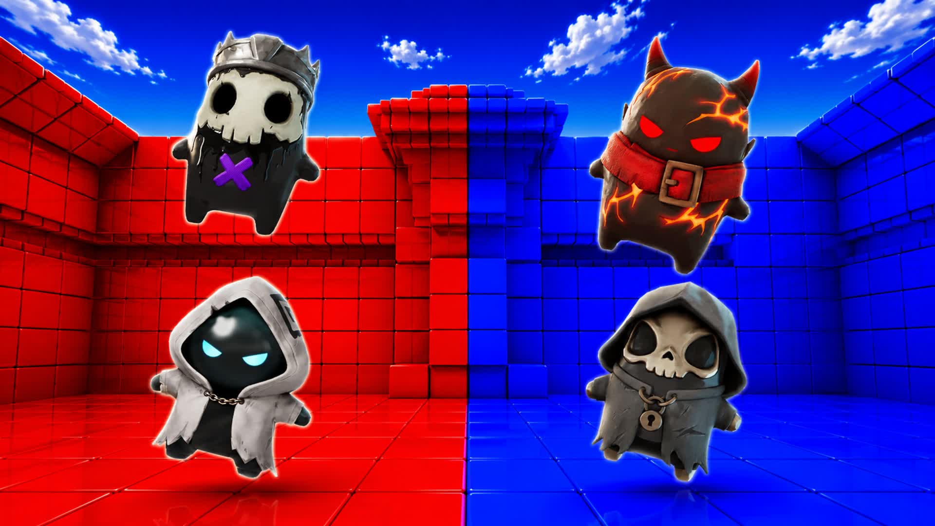 RED VS BLUE π΄π΅ ZAAP! β Fortnite Creative map