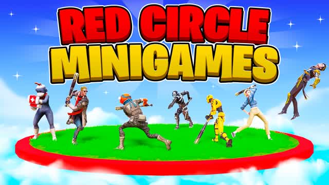 Red Circle Minigames 👑 — Fortnite Creative map