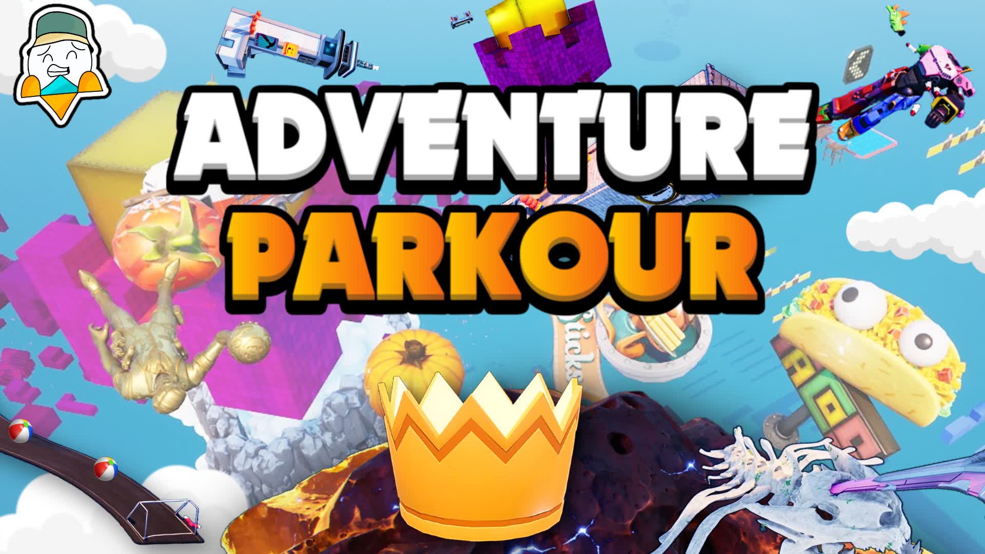 ADVENTURE PARKOUR ⭐ — Fortnite Creative map