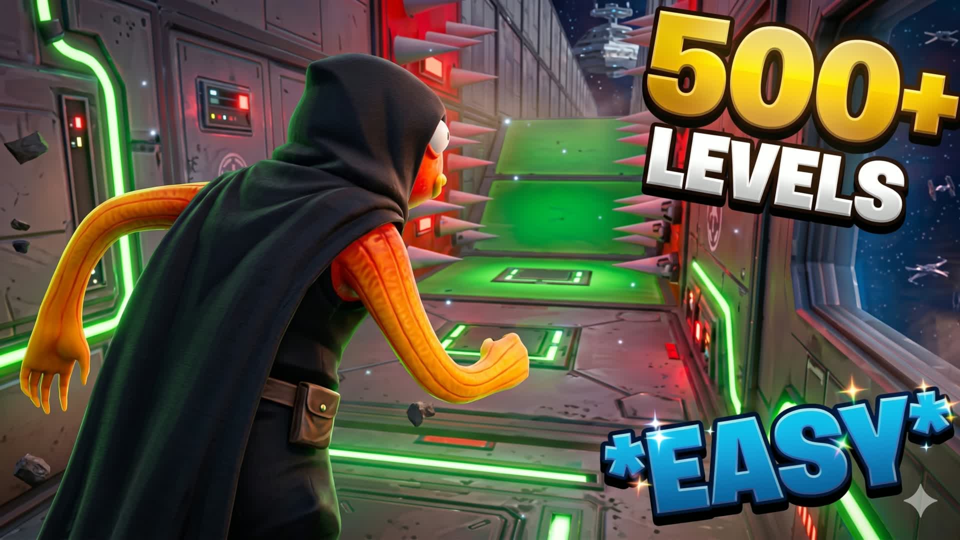 👑ULTIMATE PARKOUR 500+👑(STAR WARS) — Fortnite Creative map