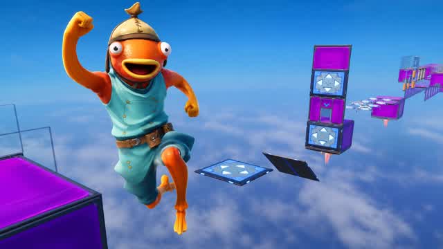 ULTIMATE PARKOUR 35 LEVELS EASY — Fortnite Creative map