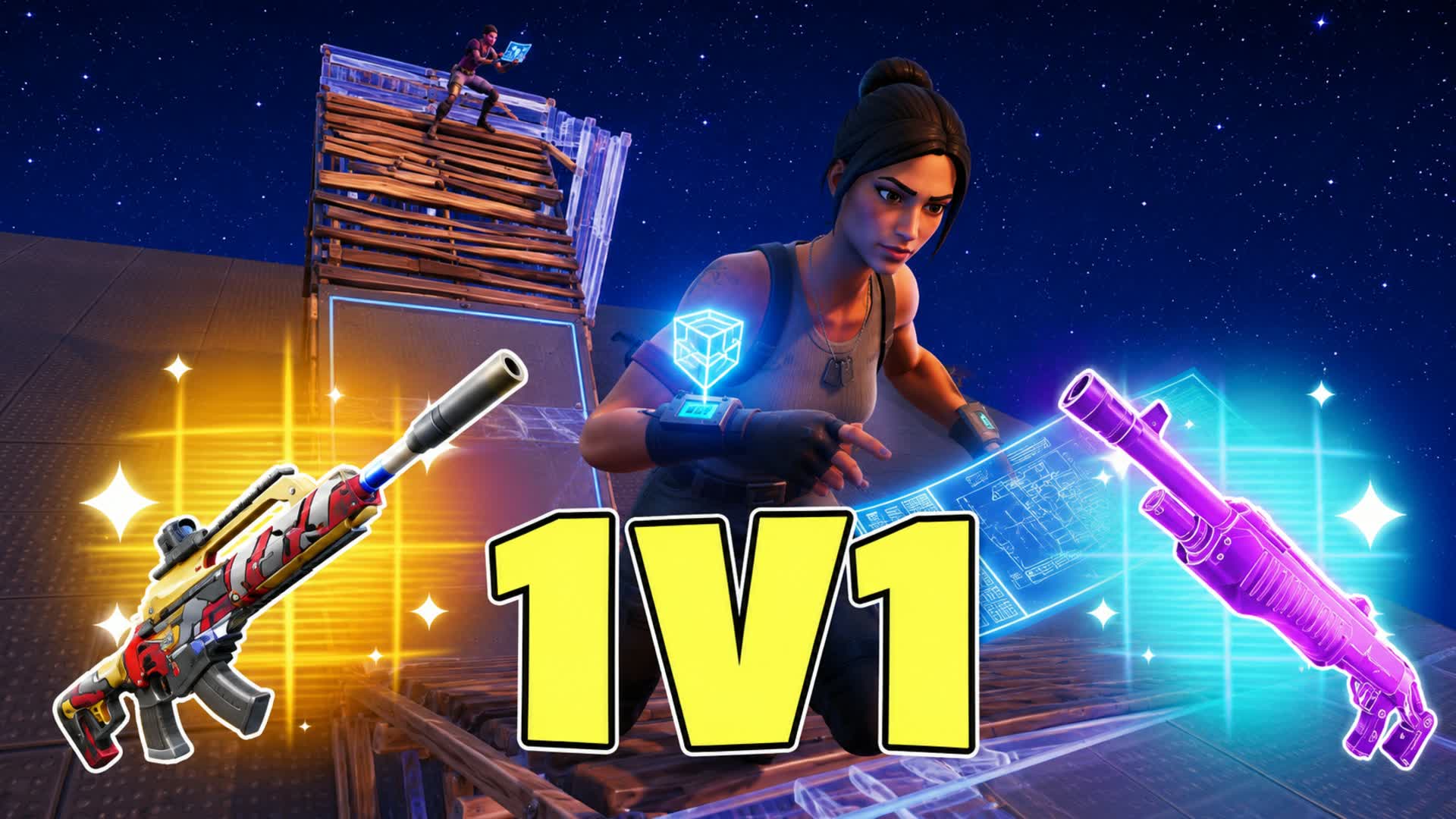 SUPER BHE 1v1 — Fortnite Creative map
