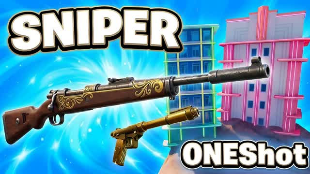SNIPER ONE SHOT FFA RELOAD desert — Fortnite Creative map