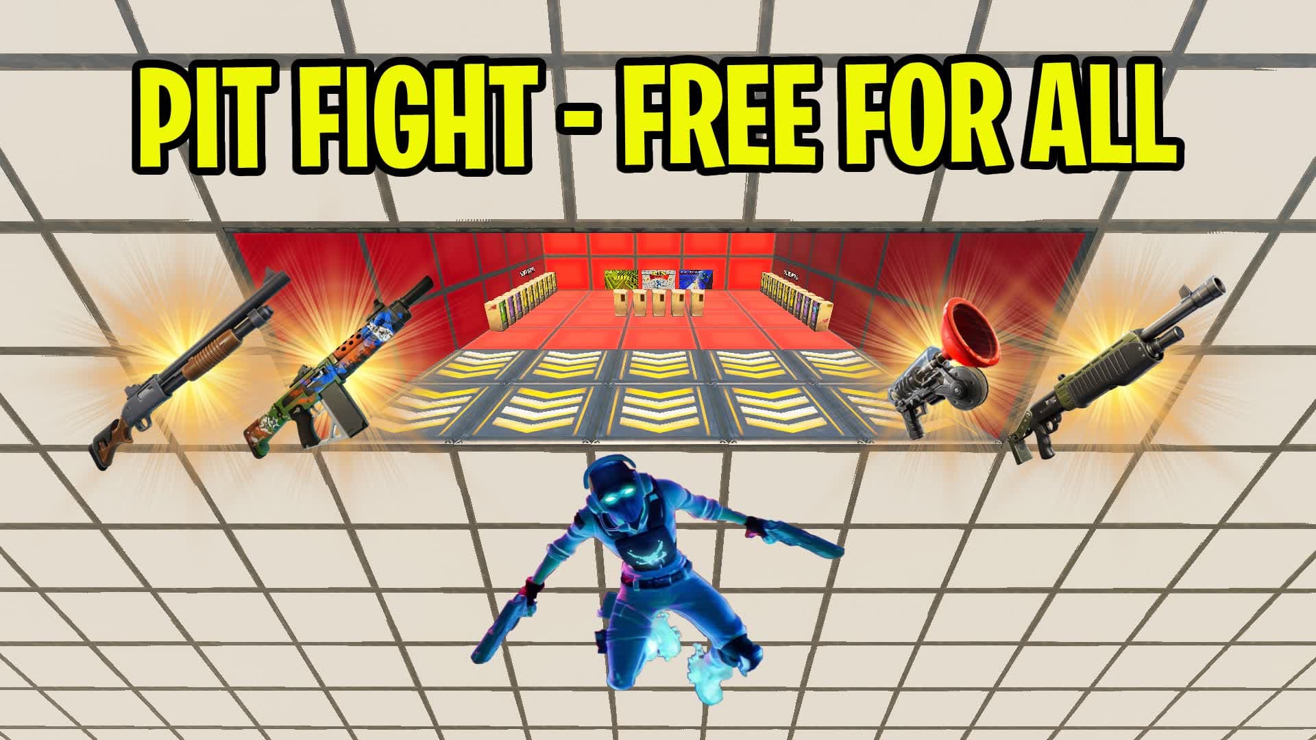 PIT FIGHT - FREE FOR ALL⭐ — Fortnite Creative map