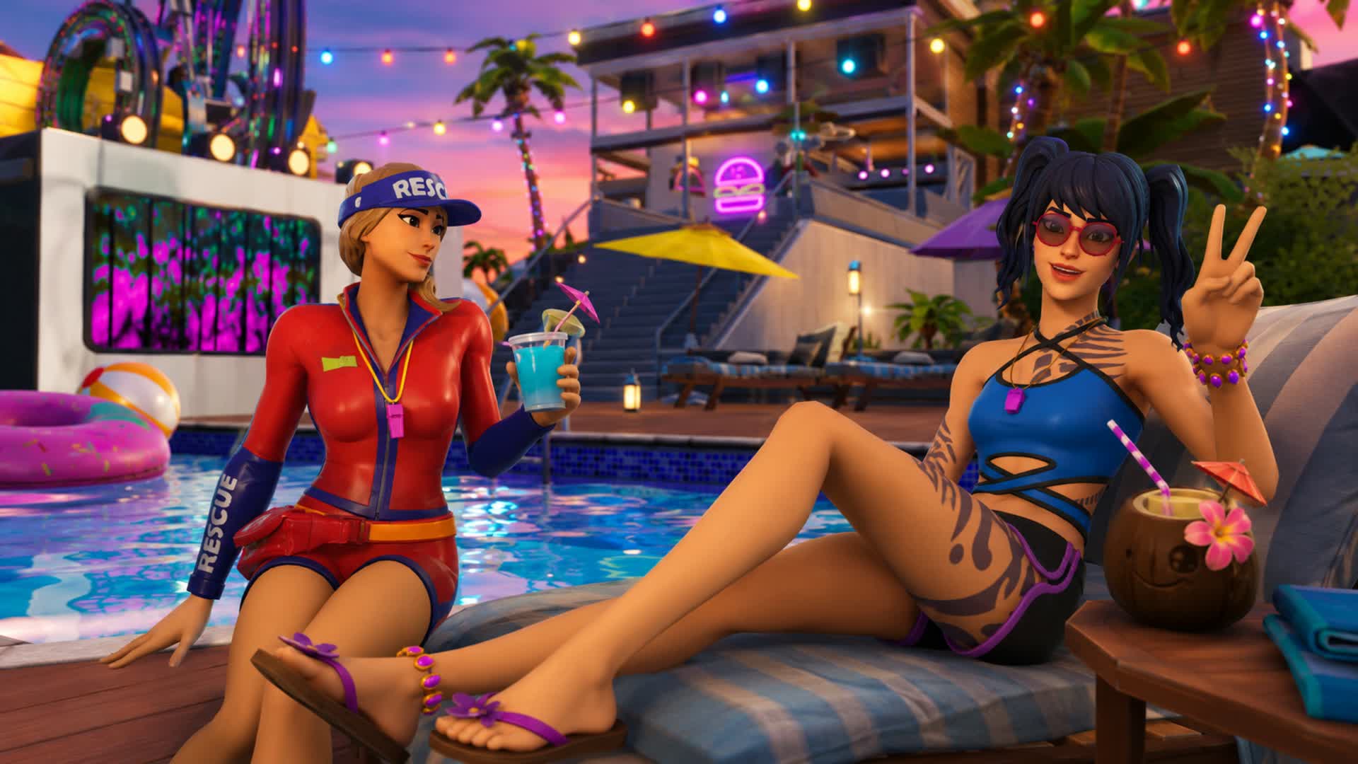 B's Summer Party — Fortnite Creative map