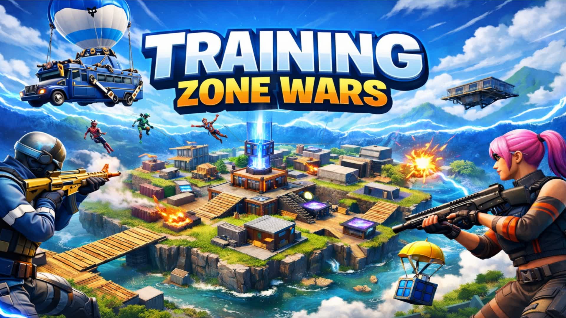 Training Zone Wars — Fortnite Creative map