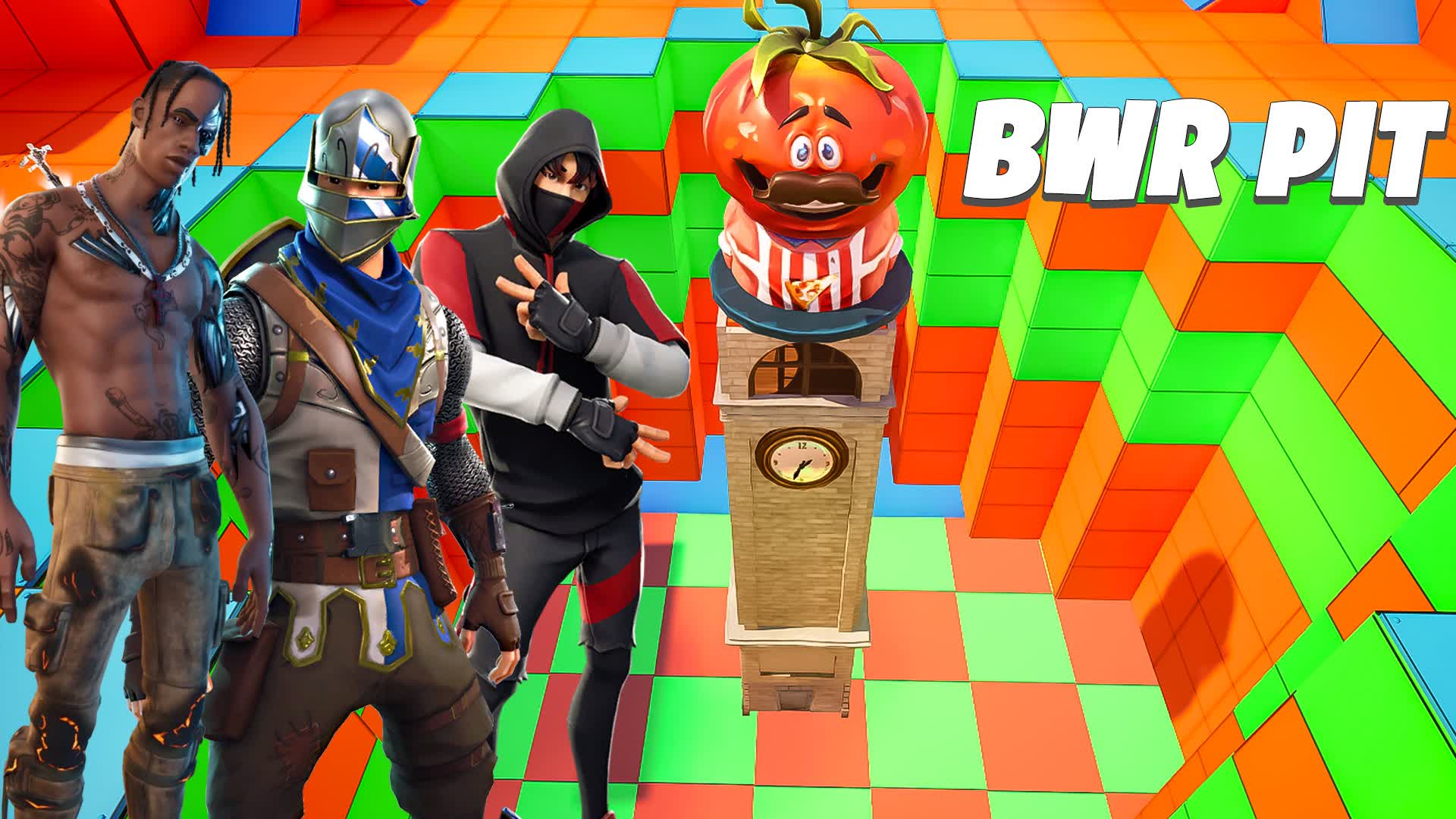 BWR INVERSE PIT - الحفره — Fortnite Creative map