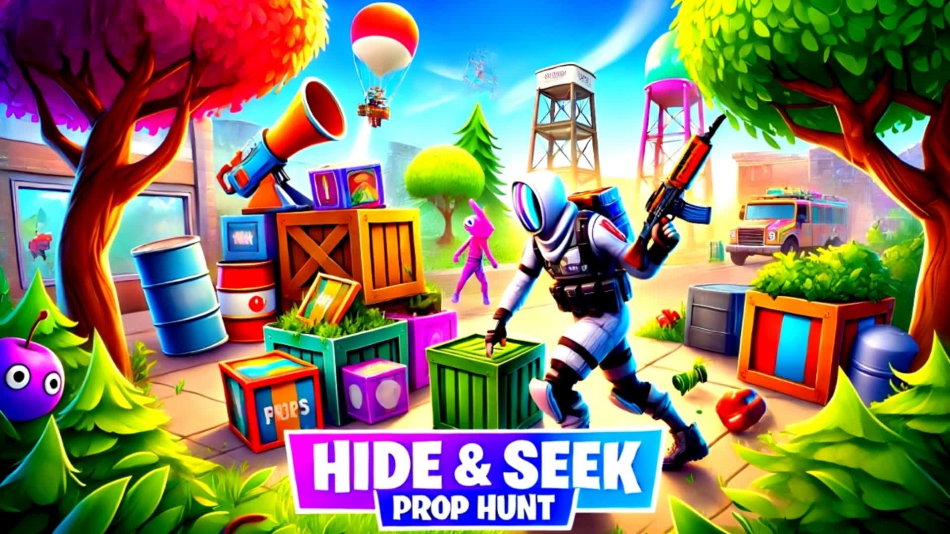 Hide and seek: Prop hunt — Fortnite Creative map