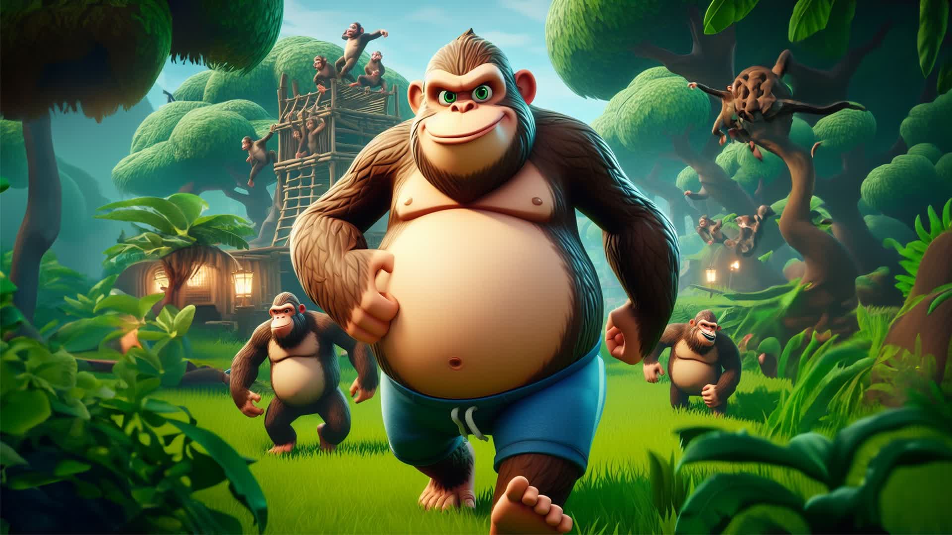π MONKEY ZONE WARS β Fortnite Creative map