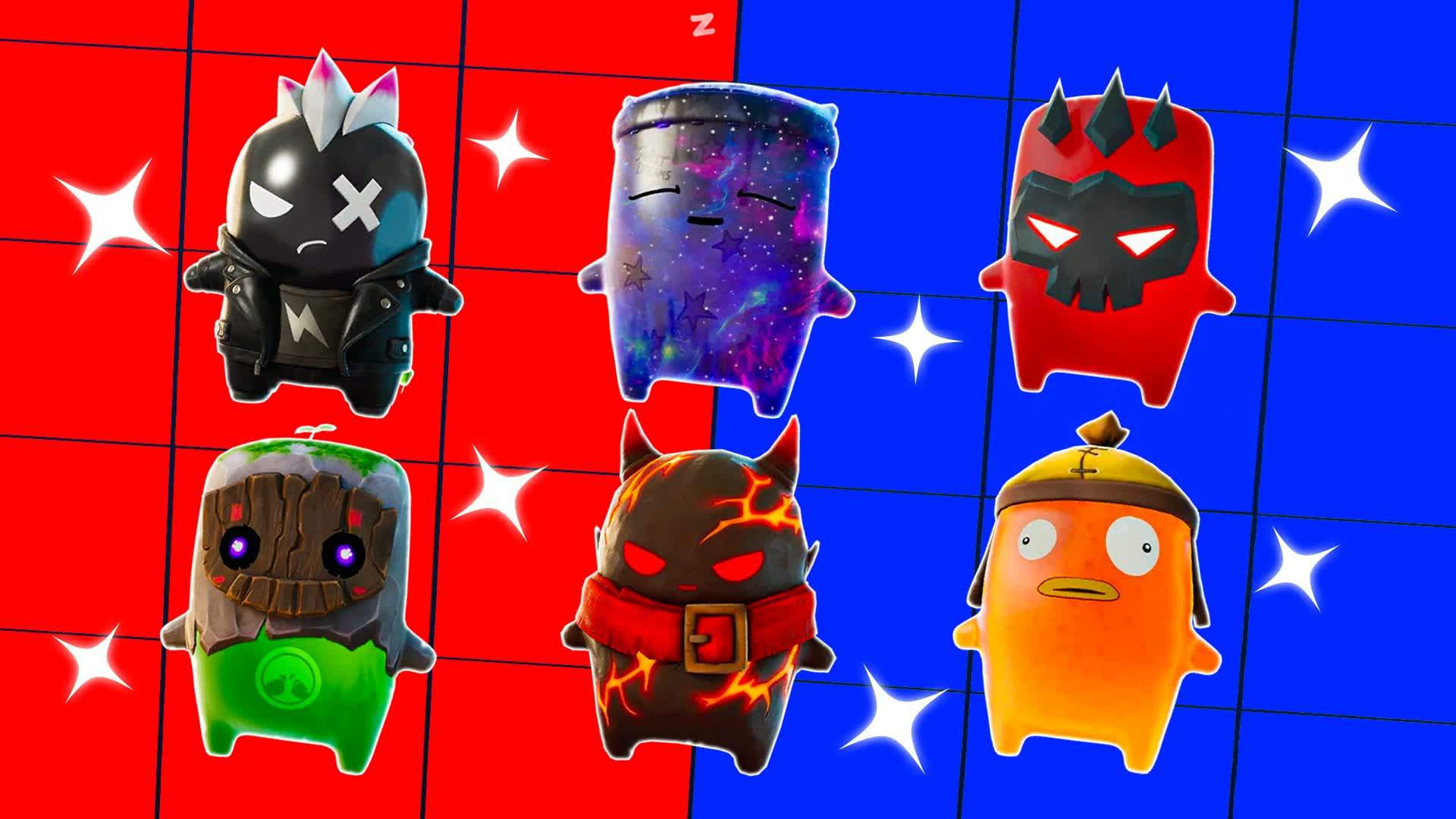 RVB RED VS BLUE DEDO 100M — Fortnite Creative map