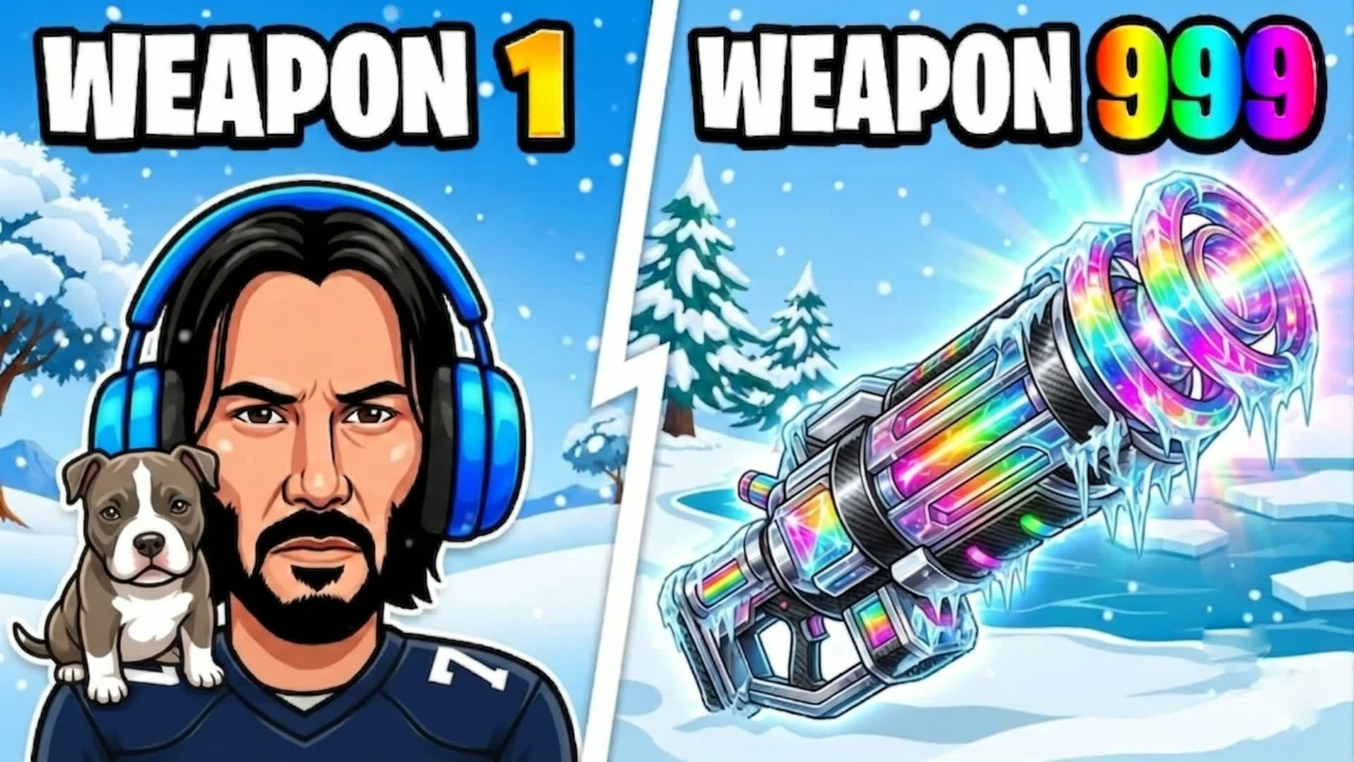 βΎοΈ STAR GUN GAME π« ONE SHOT β Fortnite Creative map