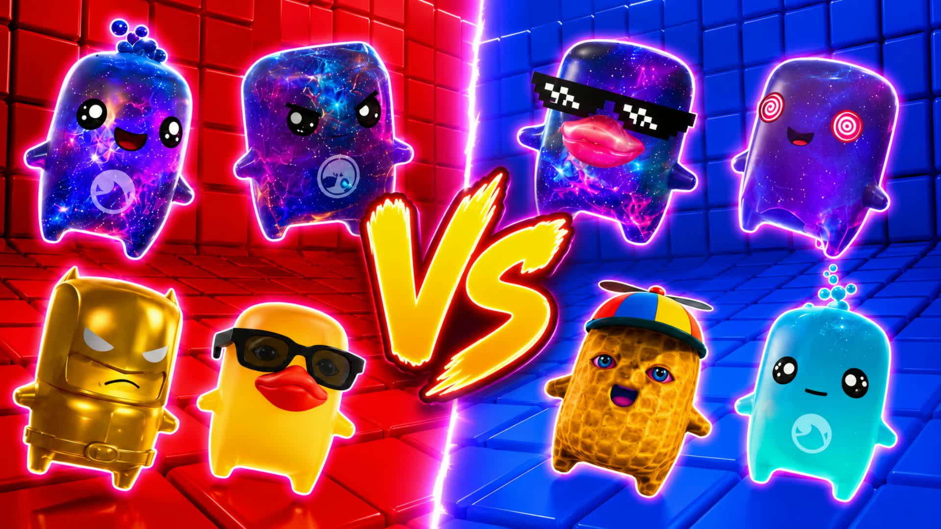 RED VS BLUE🔴🔵 JACK IL BOSS — Fortnite Creative map