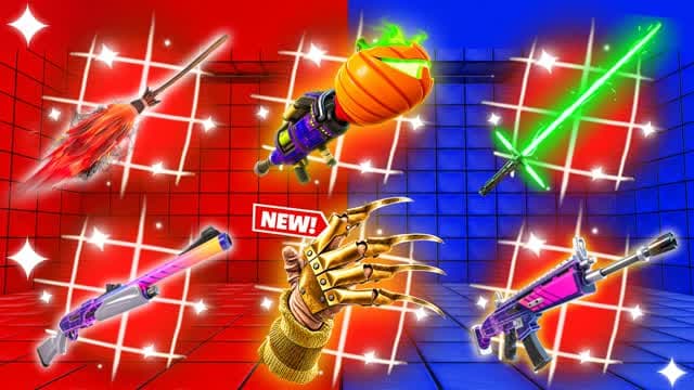 RED VS BLUE๐ด๐ต WOW โ Fortnite Creative map