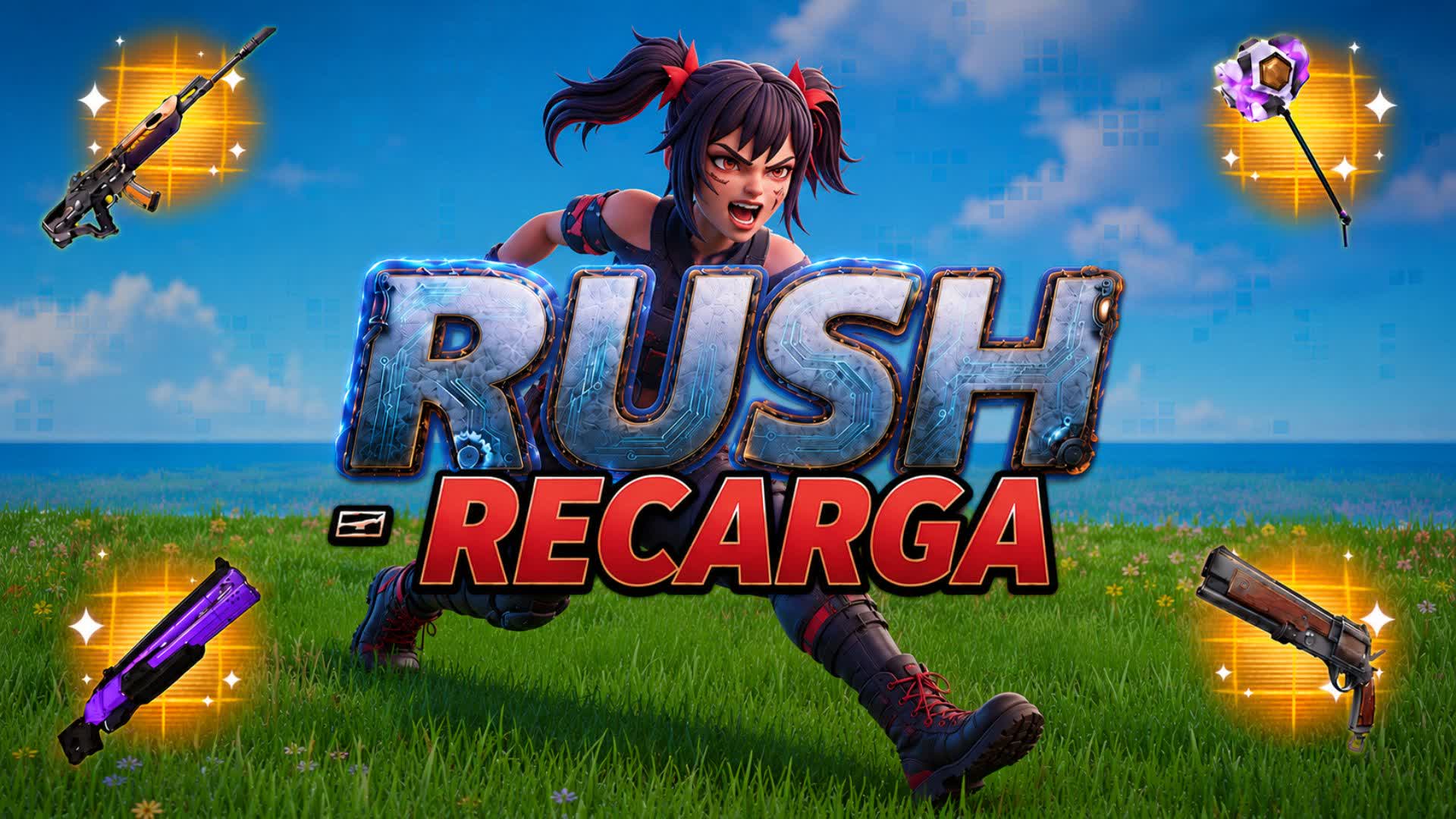 Reload Rush FFA — Fortnite Creative map