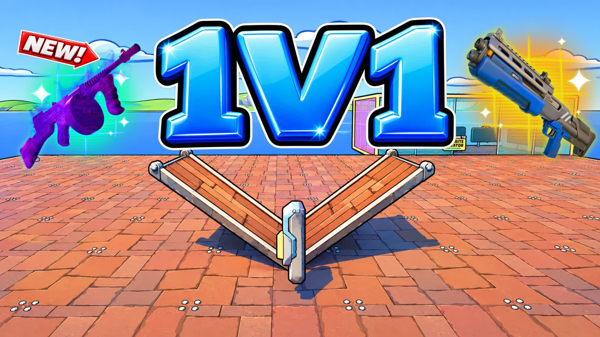 1V1 alphabet o ABC — Fortnite Creative map