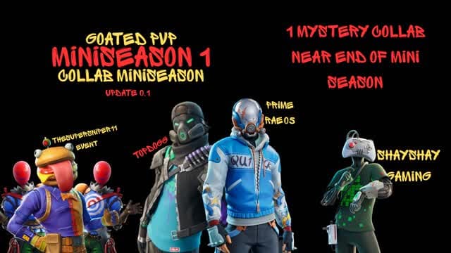 Goated PvP Mini Season 1 — Fortnite Creative map