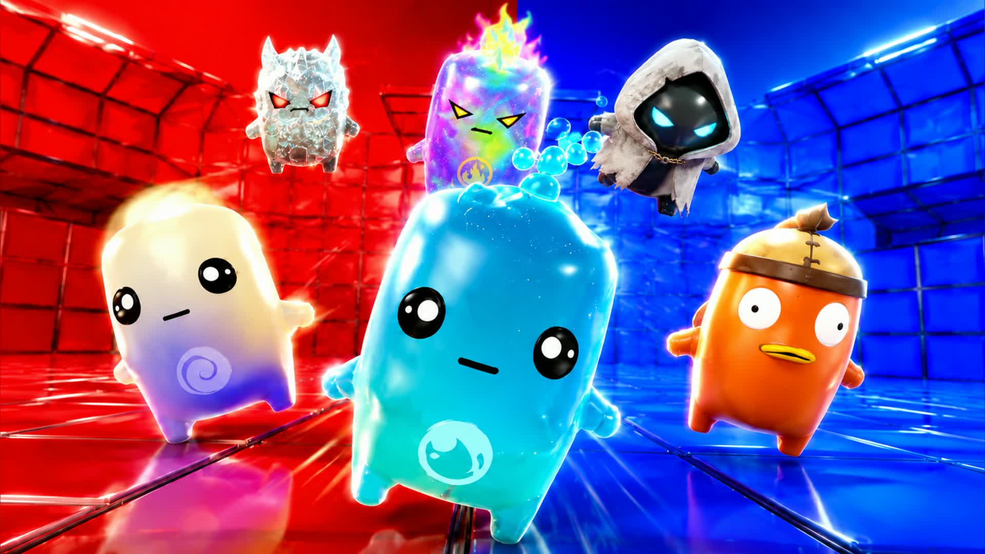 RED VS BLUE ๐ต๐ด SUPER COMEBACK โ Fortnite Creative map