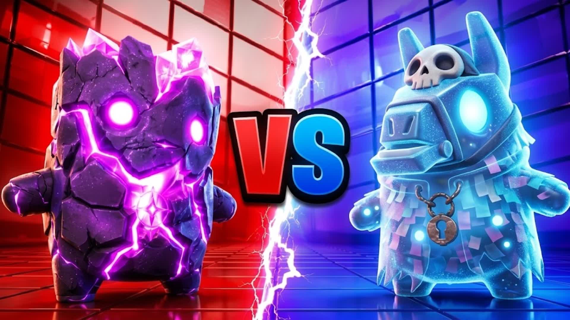RED VS BLUE LAMA EDITION — Fortnite Creative map