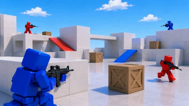 RED VS BLUE PRISIONEIRO STAR — Fortnite Creative map