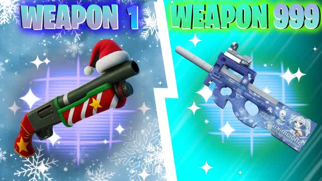 SNOW MIKU GUN GAME❄️ — Fortnite Creative map