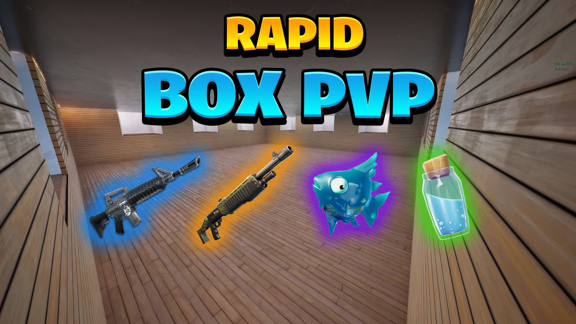 RAPID BOXFIGHTS 3V3 โ Fortnite Creative map