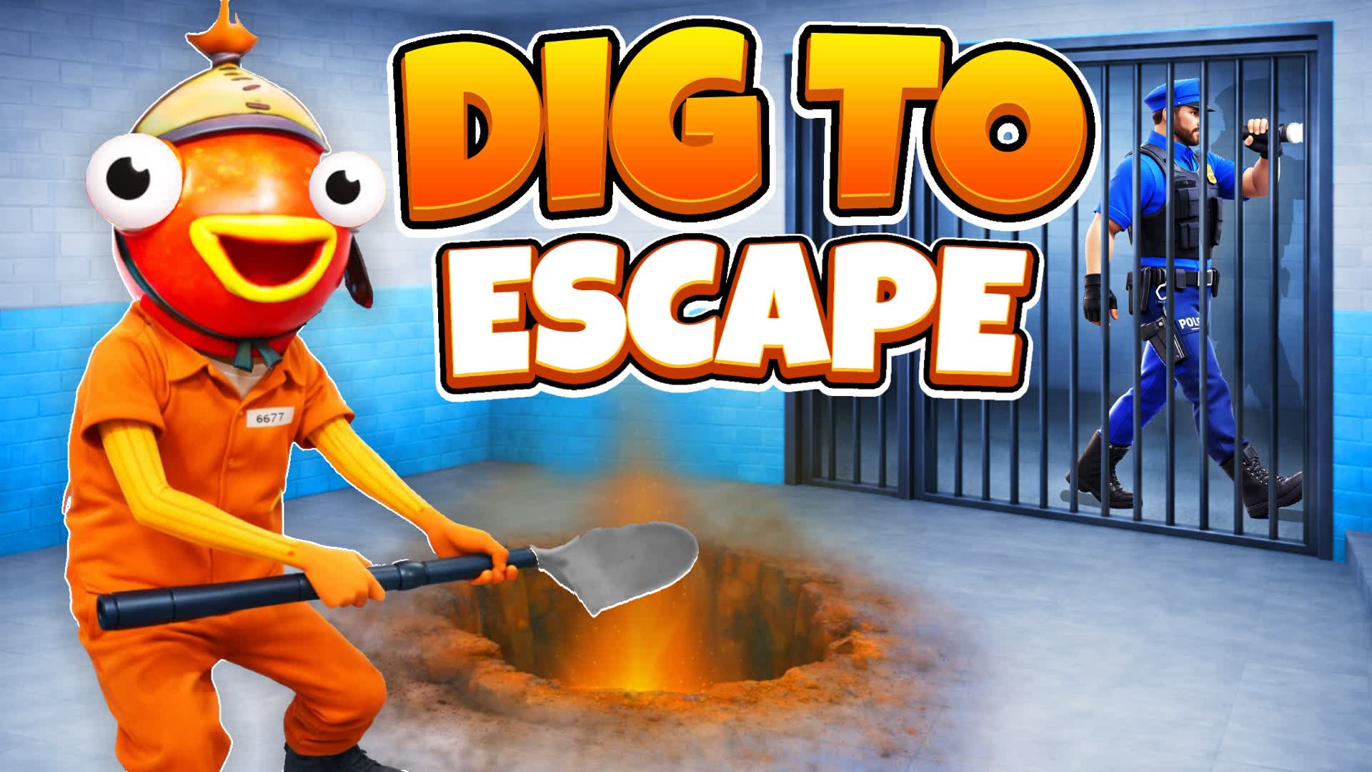 DIG TO ESCAPE PRISON โ Fortnite Creative map
